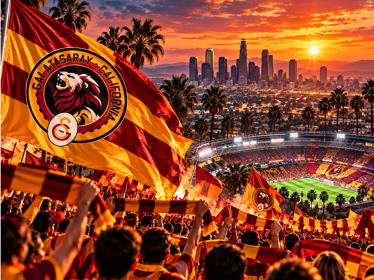 Galatasaray maç günü tribün atmosferi